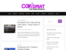 Tablet Screenshot of co2dmat.com